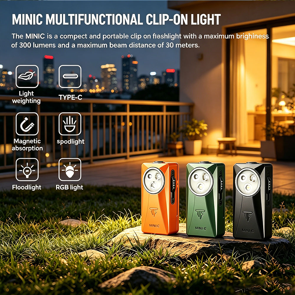 Edc Carry Flashlight - Linterna Trustfire MINIC de 800 lúmenes