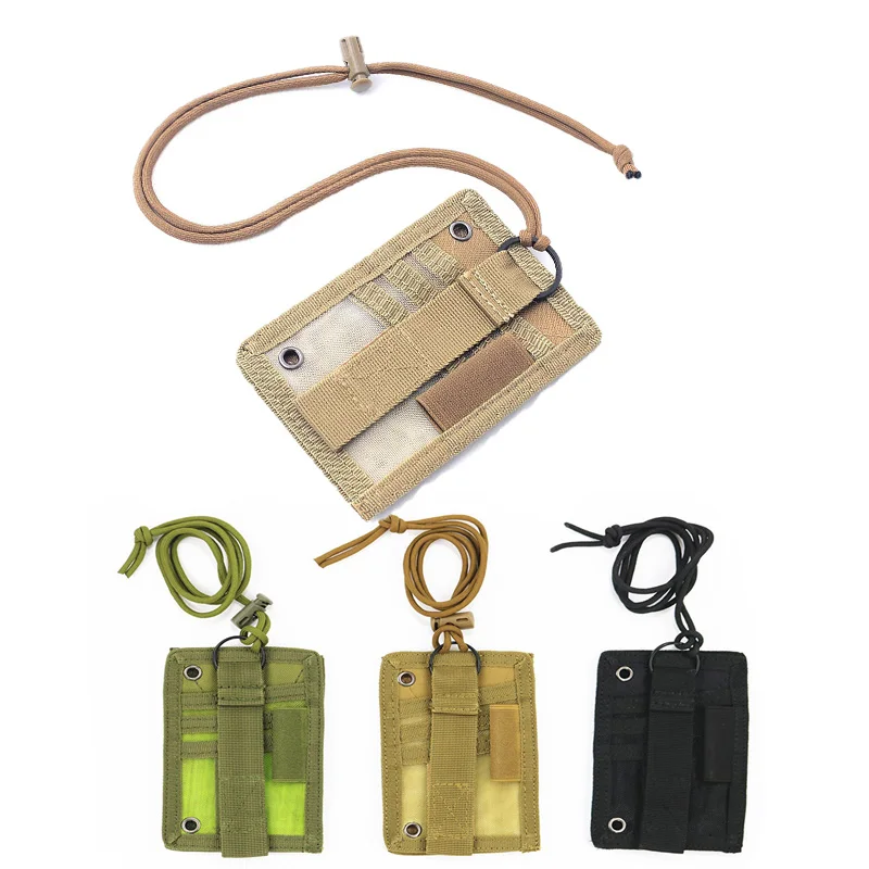 Multitool Credit Card - Portatarjetas de identificación de caza ajustable,