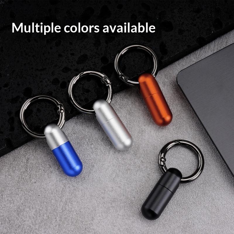 Edc Pill Carry - NUEVO Porta Pastillas Hermético de Aleación