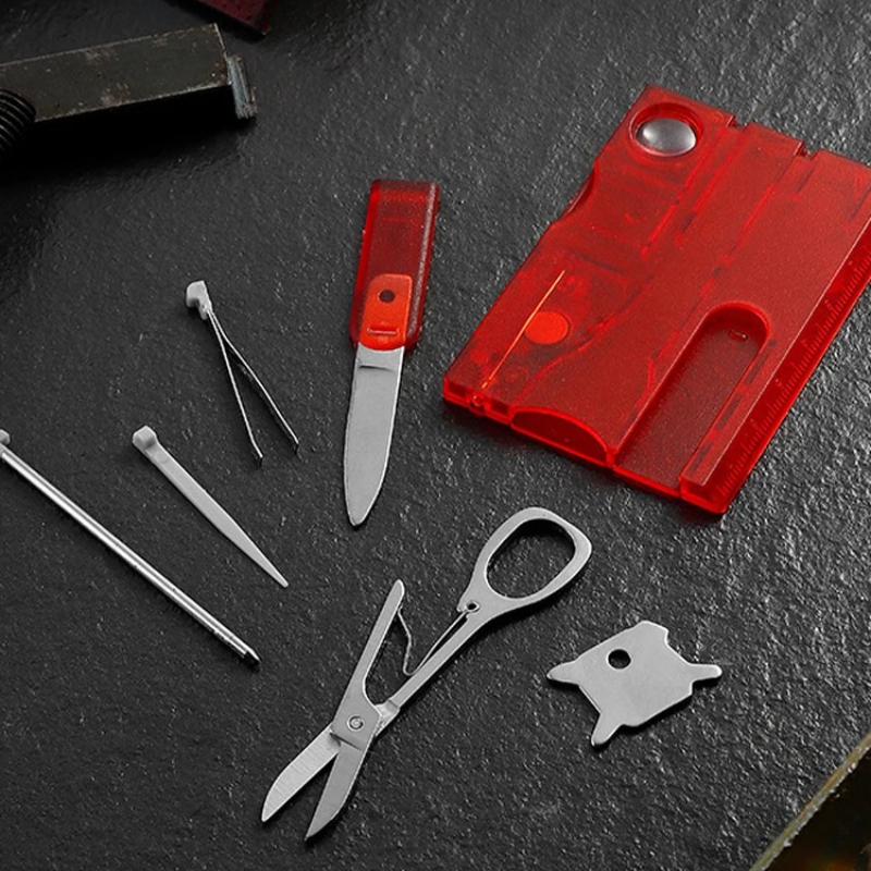 Multitool Credit Card - Herramienta múltiple de bolsillo ultrafina 12