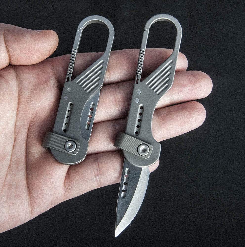 Edc Carry Essentials - Llavero de aleación de titanio, Mini