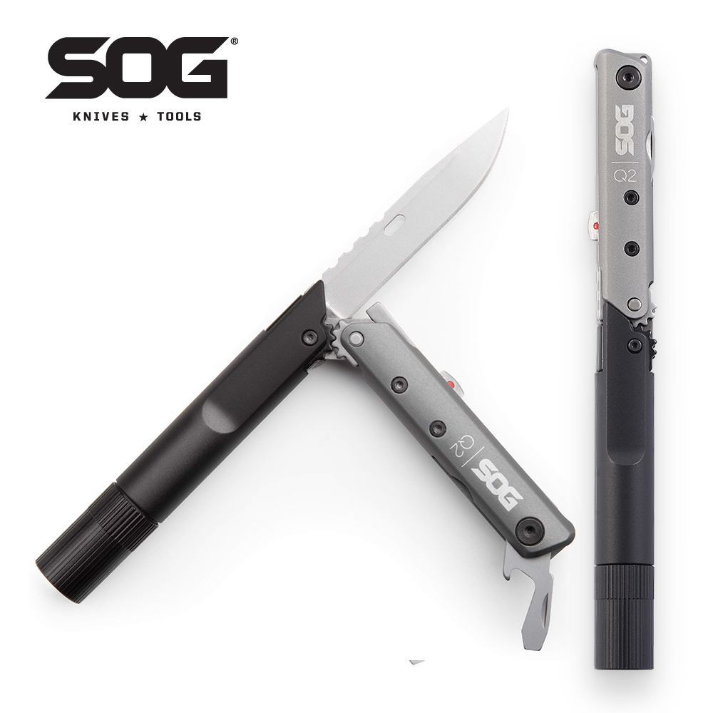Edc Carry Flashlight - SOG BATON Q2 4 en 1