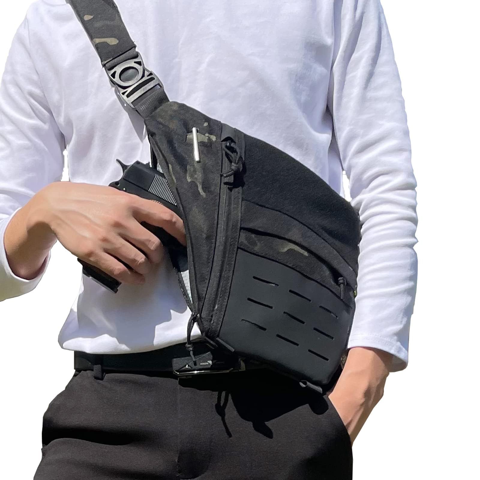 Edc Concealed Carry Backpack - Bolsa táctica, bolsa para pistola oculta,
