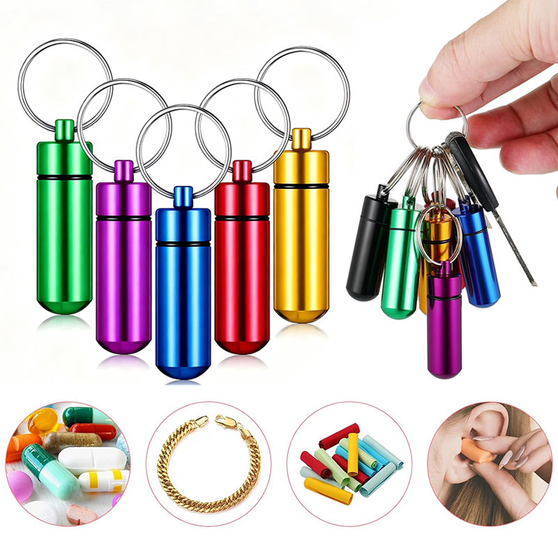 1/5PCS Mini caja de pastillas  - Edc Pill Carry reseña y precio
