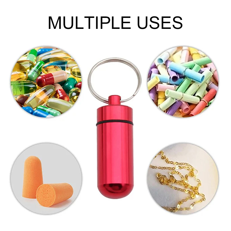 1/5PCS Mini caja de pastillas  - Edc Pill Carry reseña y precio