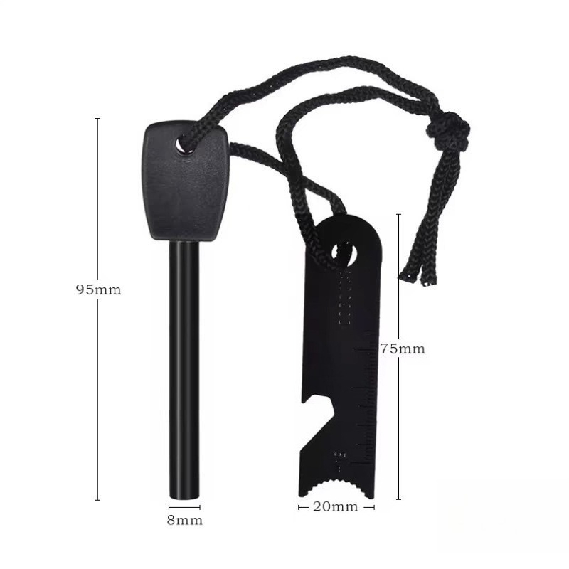 Arrancador de fuego de pederna - Ferro Rod Striker reseña y precio