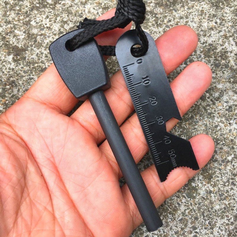 Kit de iniciador de fuego para - Ferro Rod Striker reseña y precio