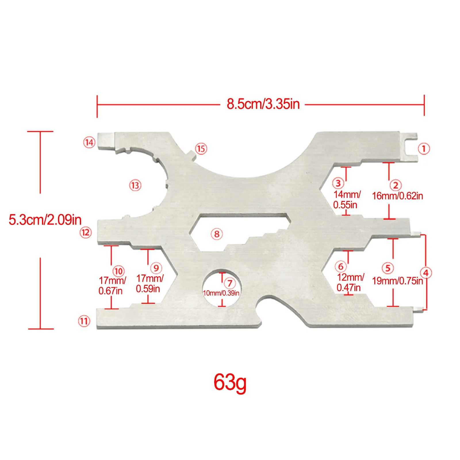 Juego de Destornilladores para - Multitool Credit Card reseña y precio