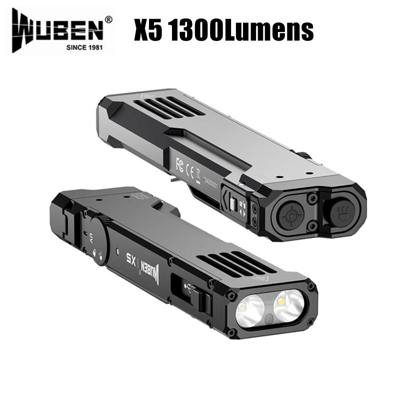 Linterna compacta EDC WUBEN X5 - Edc Carry Flashlight reseña y precio