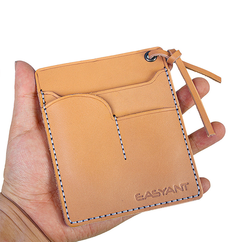 Estuche de cuero curtido veget - Multitool Credit Card reseña y precio