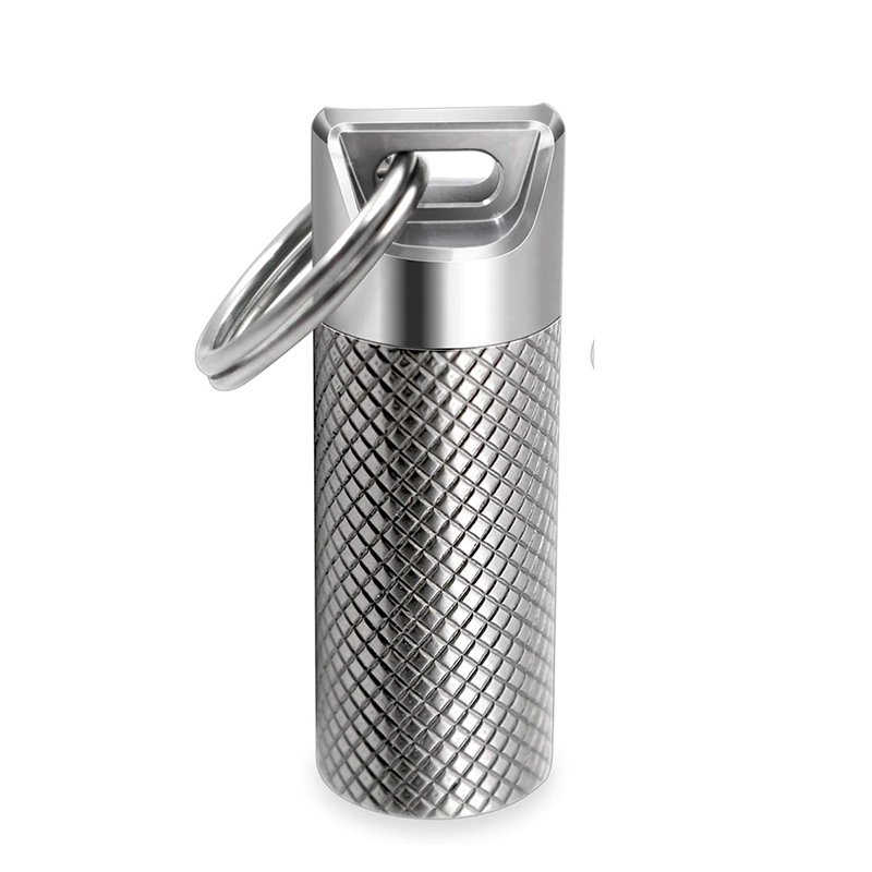 Mini llavero de almacén imperm - Edc Pill Carry reseña y precio