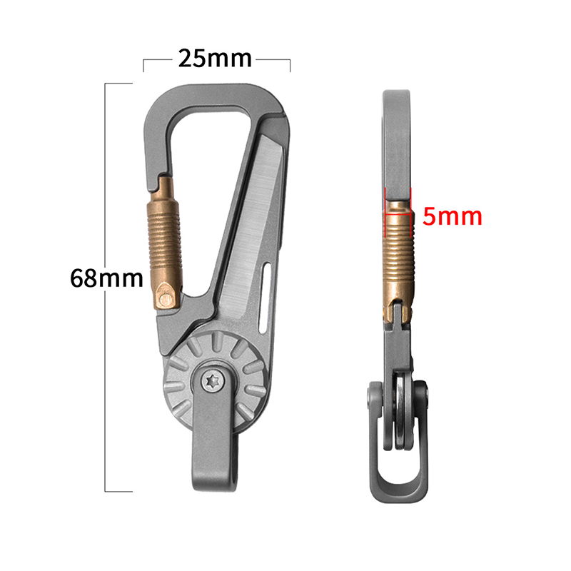 Llavero de coche de aleación d - Edc Carry Essentials reseña y precio