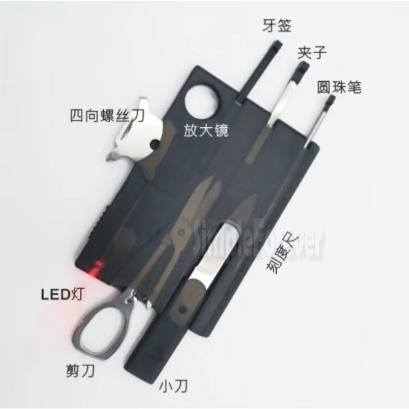 Caliente de alta calidad 10 en - Multitool Credit Card reseña y precio