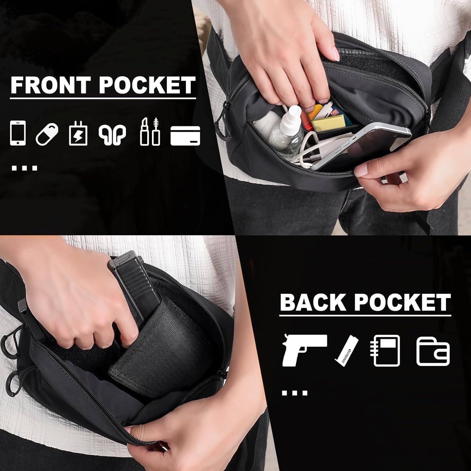 Riñonera táctica con funda, bo - Appendix Carry Edc reseña y precio
