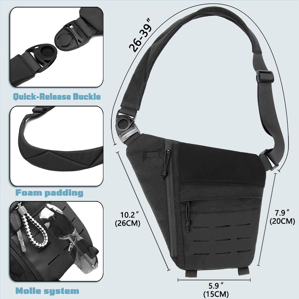 Bolsa táctica, bolsa para pist - Edc Concealed Carry Backpack reseña y precio