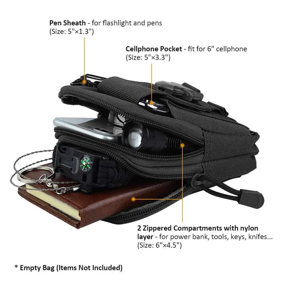 Bolsa de Cintura Táctica para  - Edc Able Carry reseña y precio